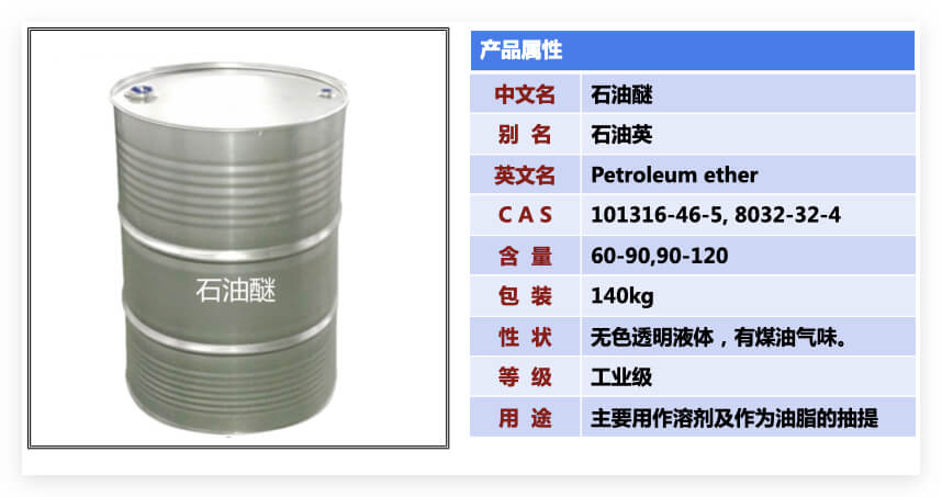 石油醚产品参数